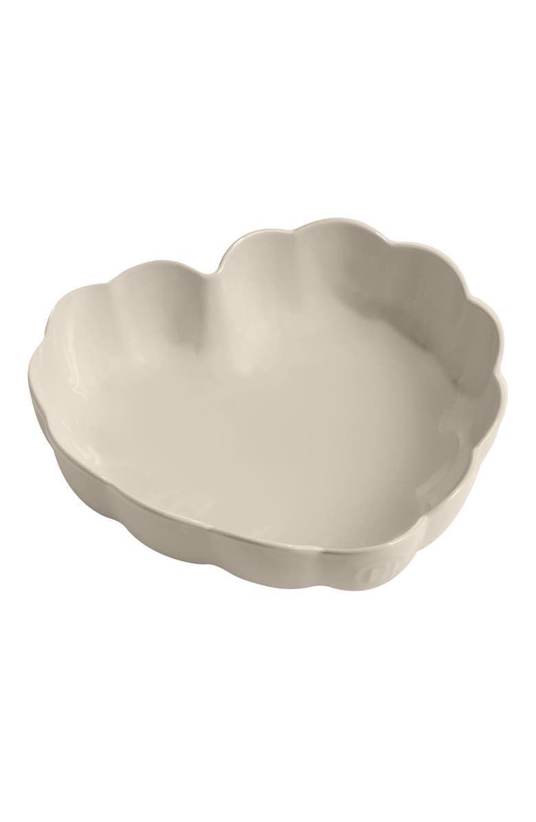 Emile Henry Madeleine Heart Shaped Cake Dish, Alternate, color, Clay