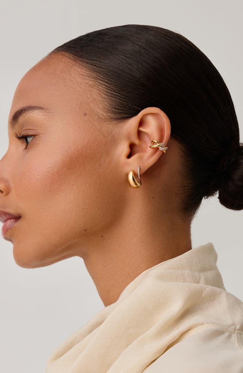 Missoma Molten Snow Single Ear Cuff, Alternate, color, Gold