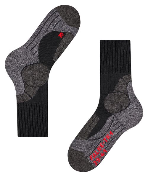 Falke Tk1 Adventure Hiking Socks In Black