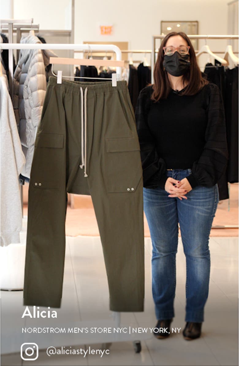 Organic Cotton Stretch Poplin Cargo Pants, sales video thumbnail