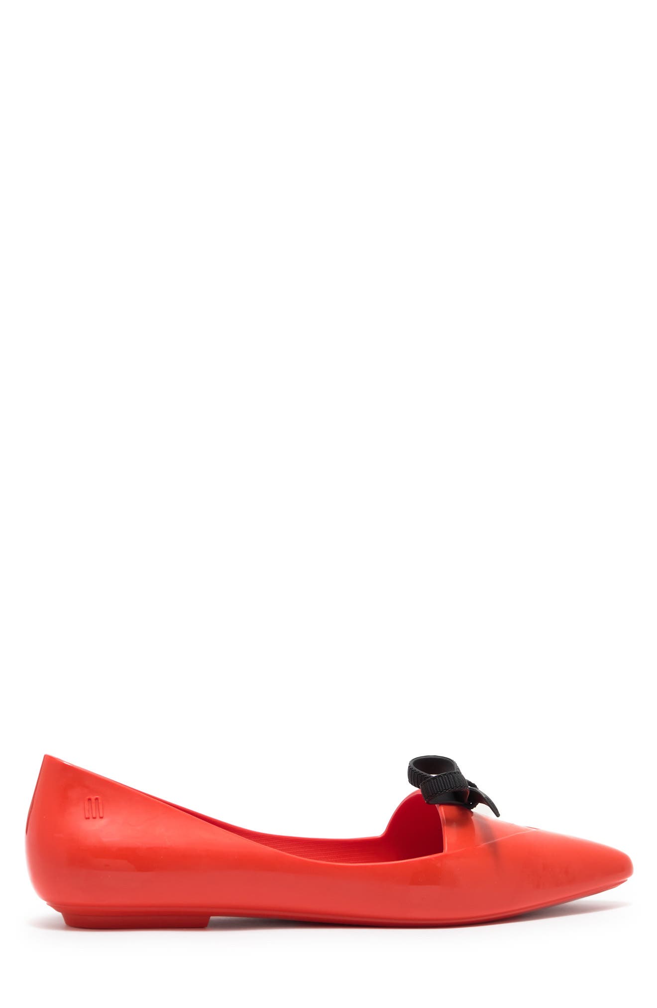 x Jason Wu Bow Jelly Flat, Alternate, color, BORDEAUX