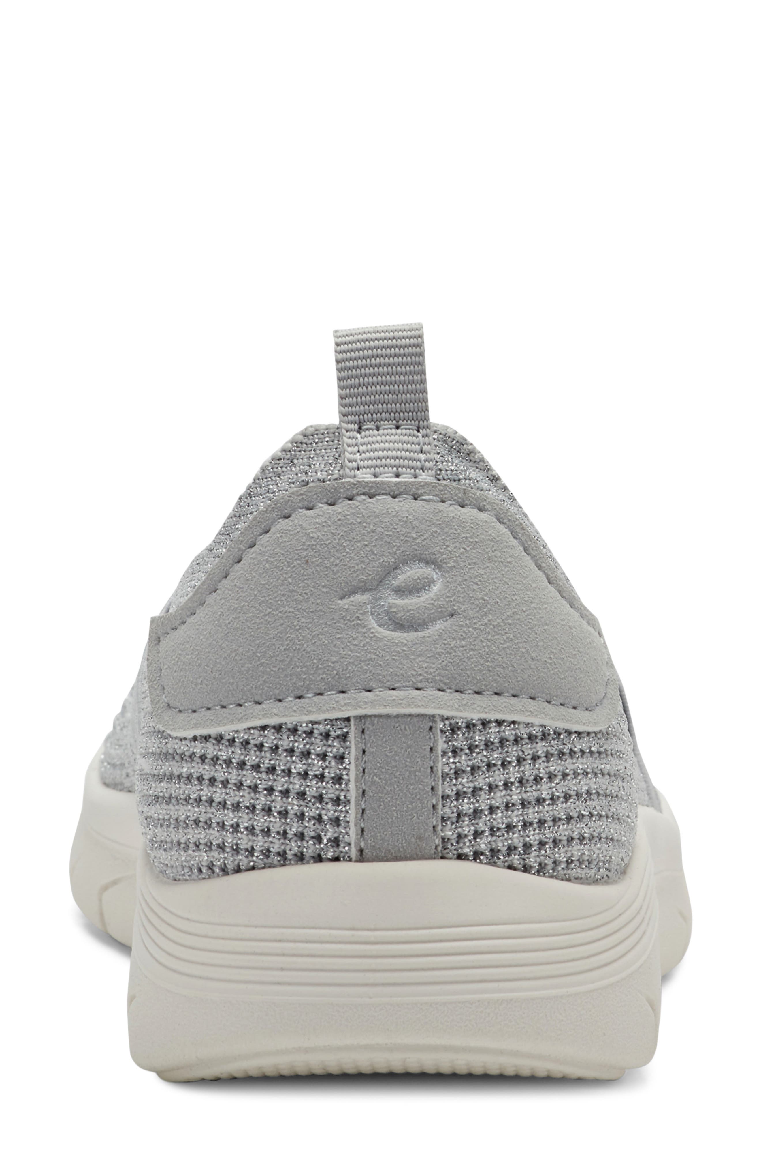 Easy Spirit x Denise Austin Varun Knit Mary Jane Sneaker, Alternate, color, Silver