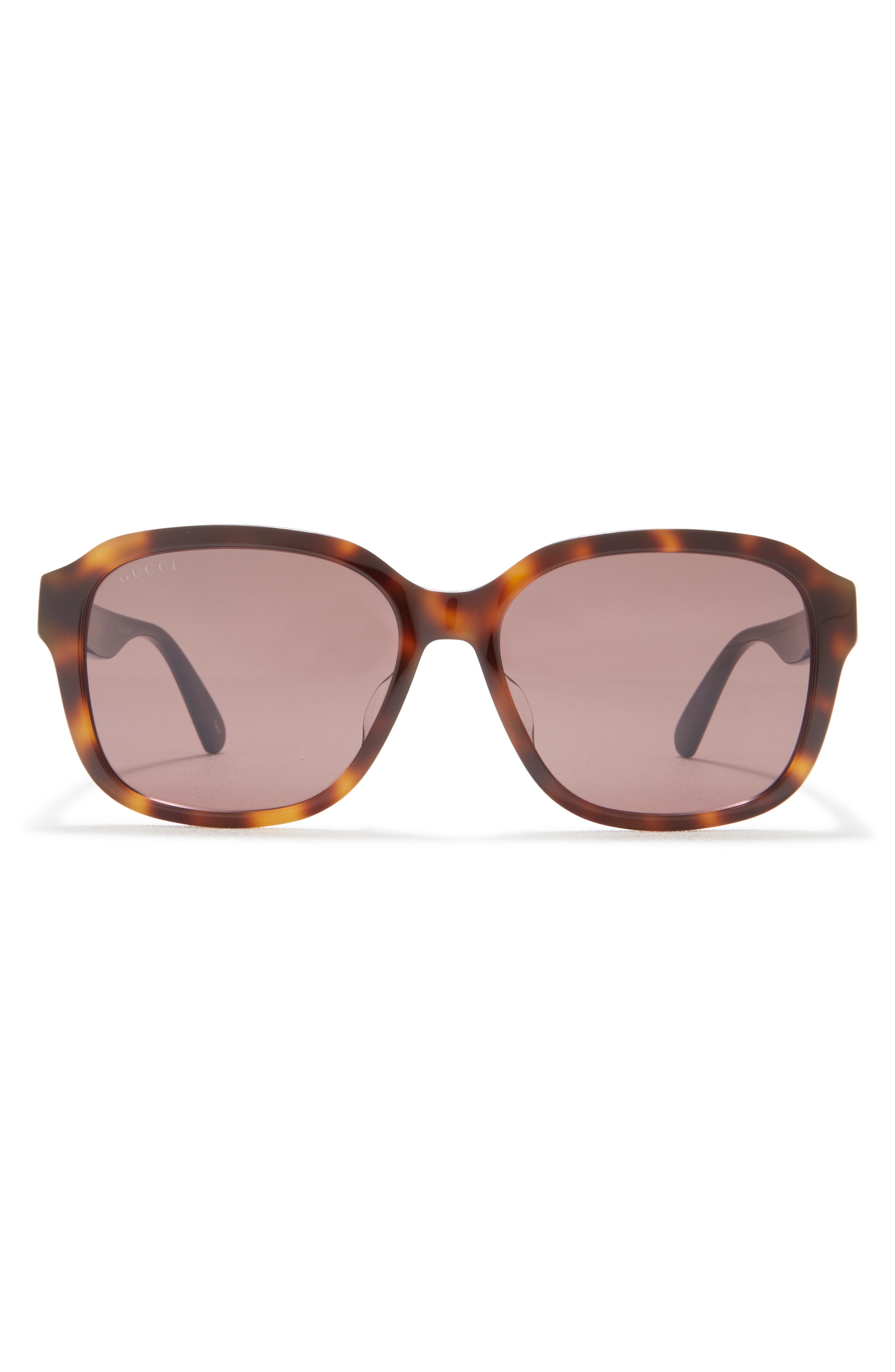 Gucci 57mm Square Sunglasses