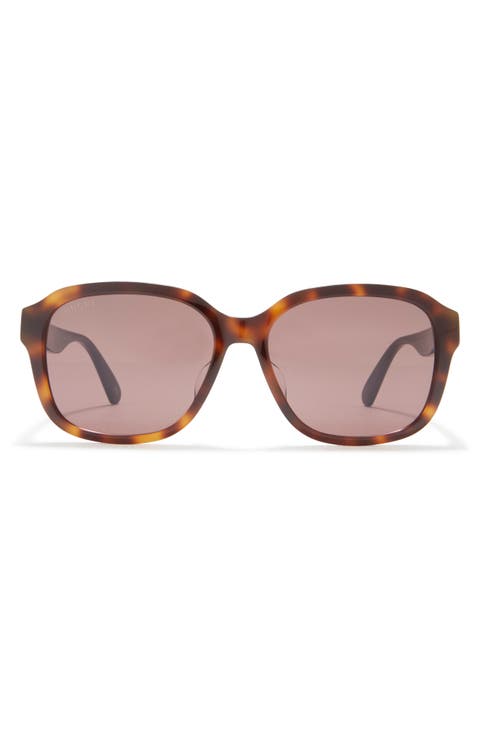 57mm Square Sunglasses