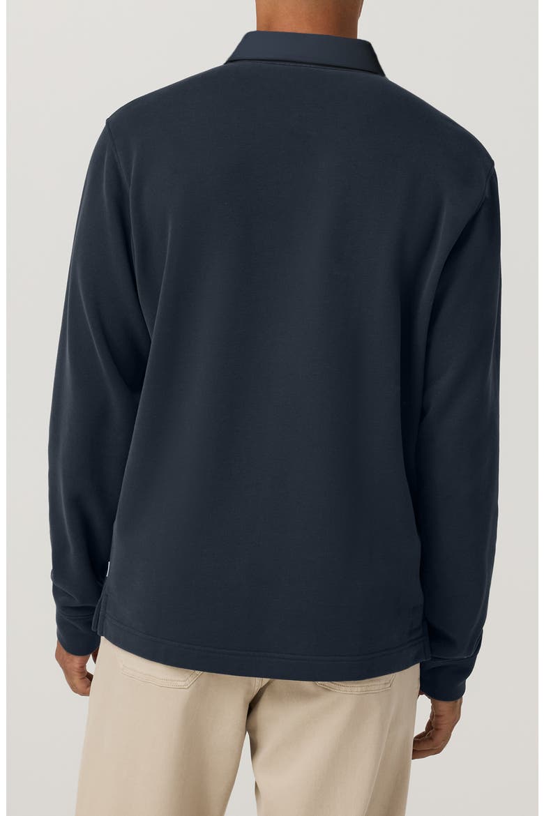 Cypress Long Sleeve Rugby Shirt, Alternate, color, NAVY