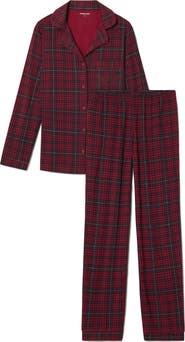Tommy John Women’s Tri-Blend Sleep Long Sleeve Top & Pant Pajamas
