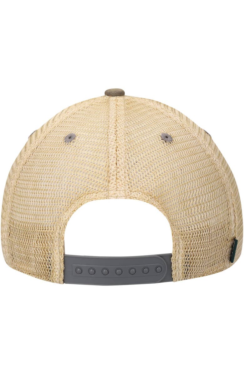 LEGACY ATHLETIC Men's Gray Utah Utes Legacy Point Old Favorite Trucker Snapback Hat, Alternate, color, Gray