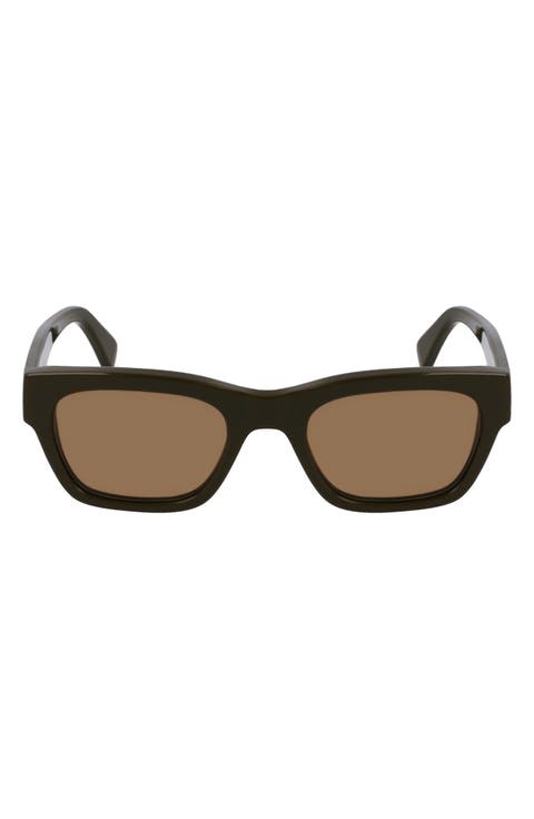 Loxham 52mm Modified Rectangular Sunglasses