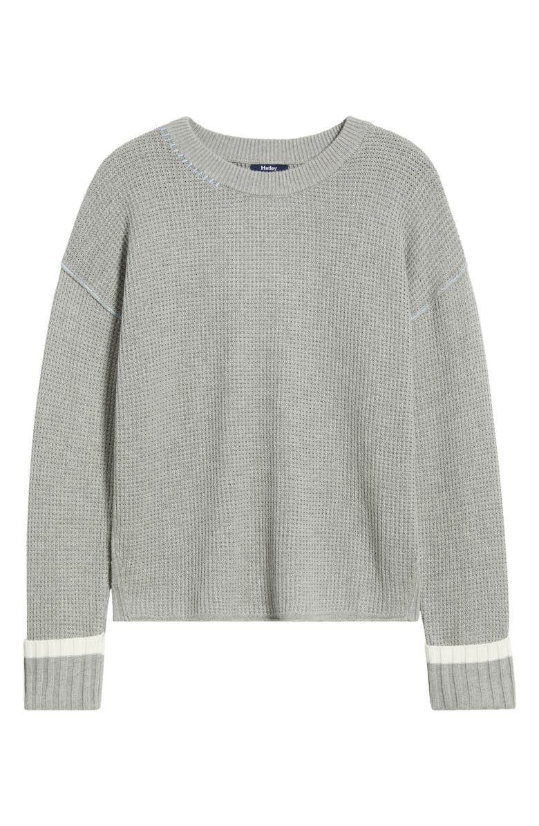 Hatley Waffle Stitch Sweater, Alternate, color, Grey