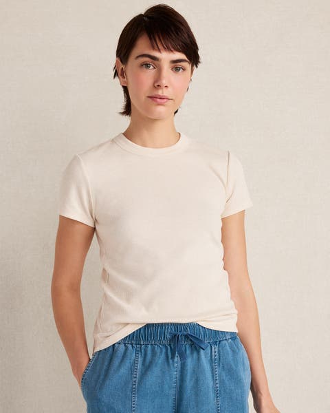 Botanical-Dyed Organic Cotton Short Sleeve Tee