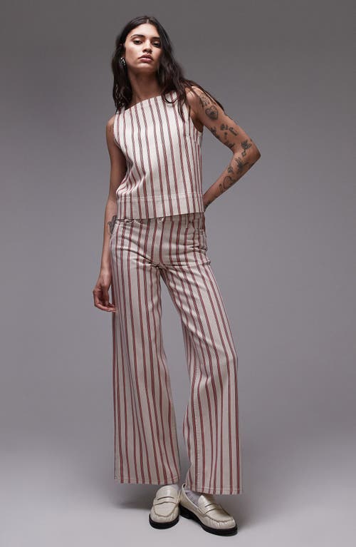 Topshop Horizon Mid Rise Wide Leg Jeans