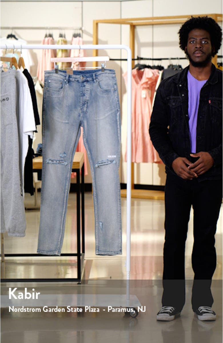 Chitch Punk Shred Slim Fit Stretch Jeans, sales video thumbnail