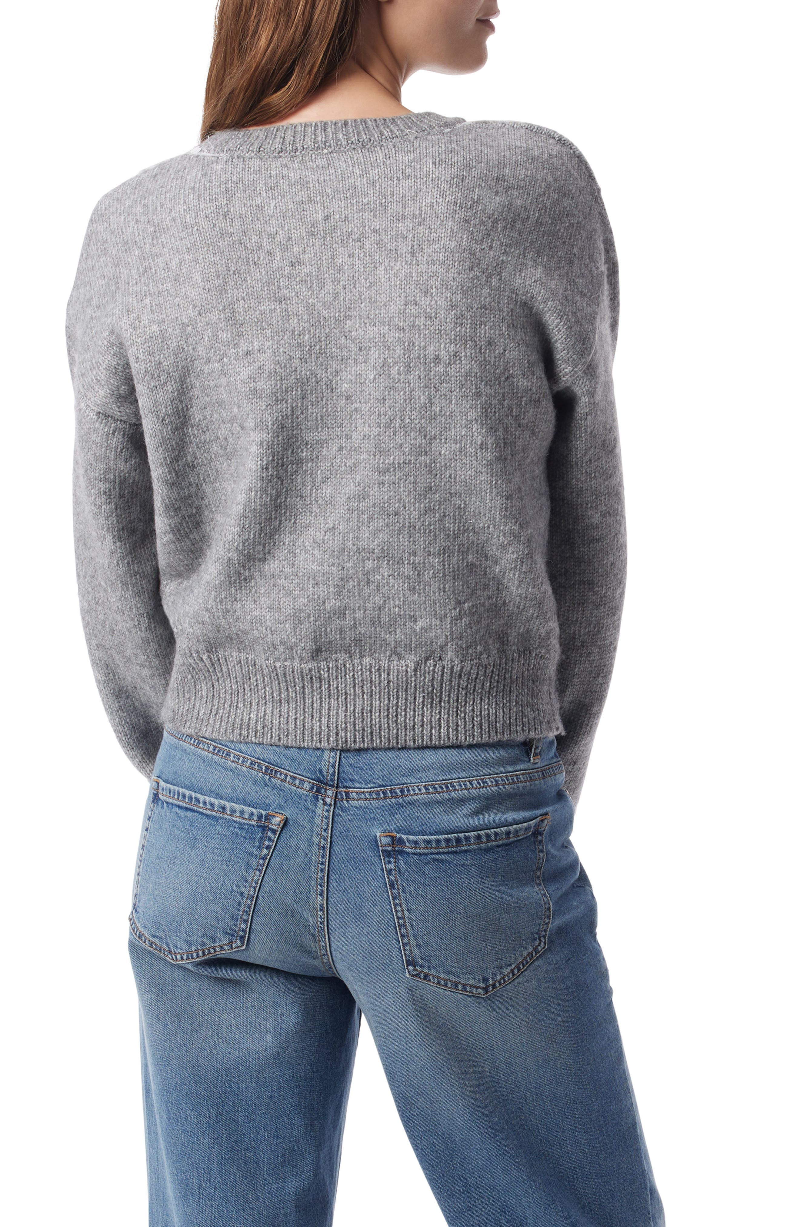 Sequin Overlay Crewneck Sweater - image 2