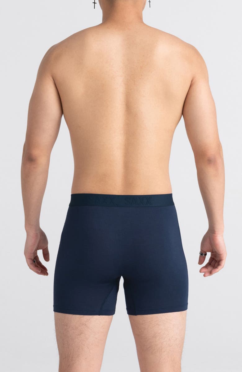 SAXX Assorted 3-Pack Vibe Xtra Super Soft Boxer Briefs, Alternate, color, Black/ Dark Grey Heather/ Navy