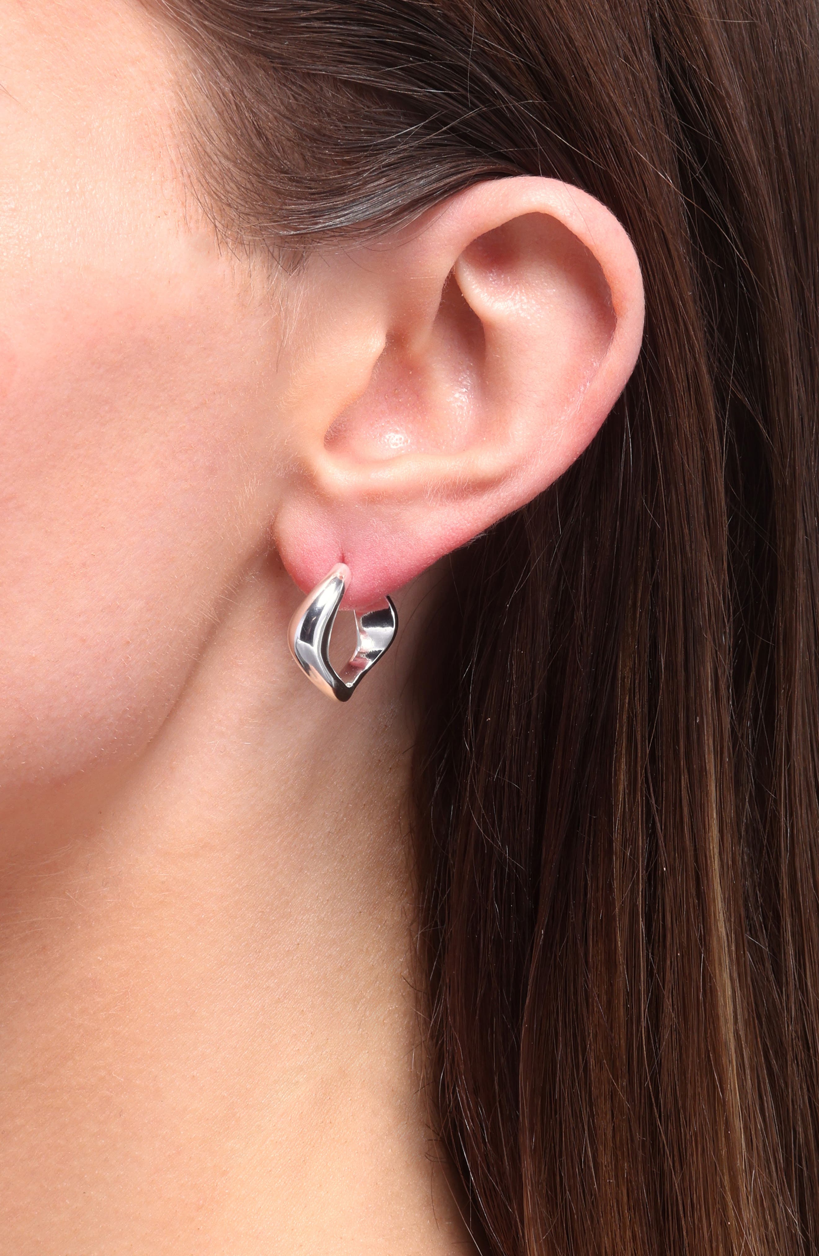 Madewell Mini Twisted Hoop Earrings (Women) | Nordstrom