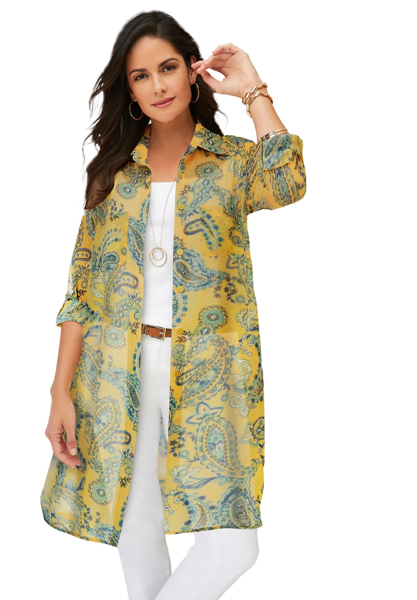 YELLOW PLAYFUL PAISLEY