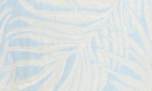 Robert Graham Royal Palms Jacquard Short Sleeve Button-up Shirt In Light Blue