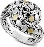 SAMUEL B. 18K Yellow Gold & Sterling Silver Knot Ring