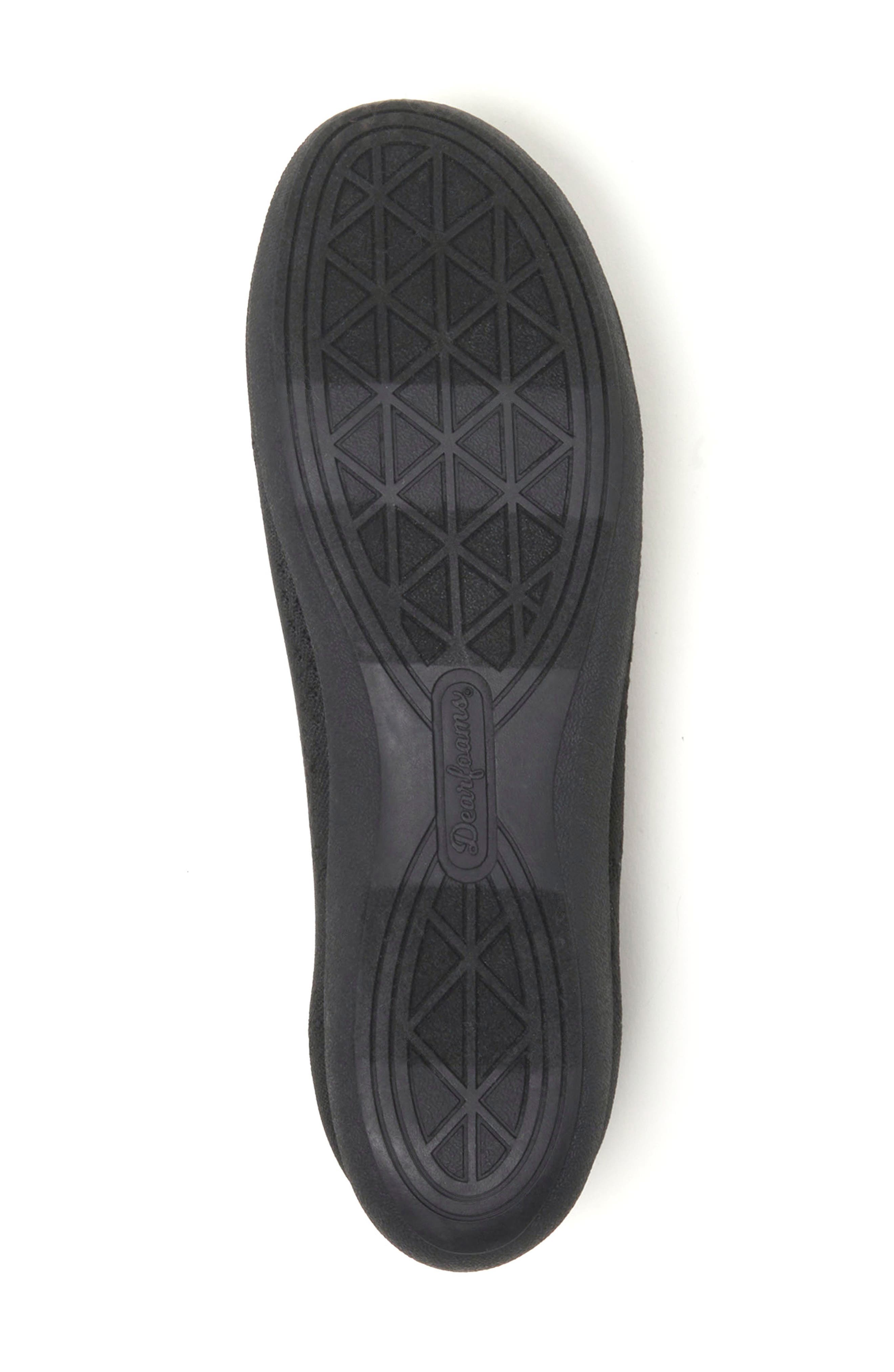 Misty Ballet Flat, Alternate, color, BLACK SOLID