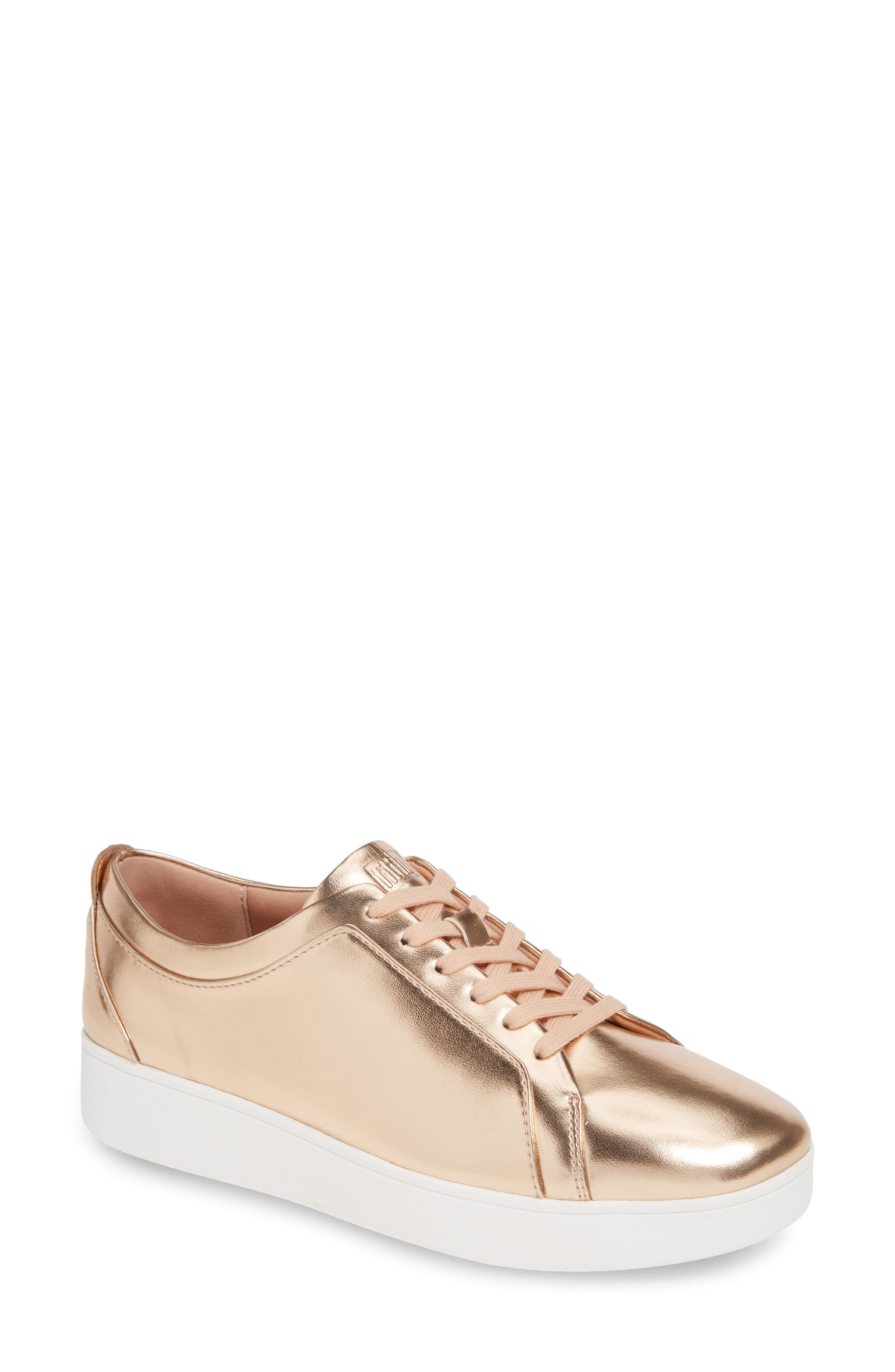 FitFlop Rally Metallic Sneaker, Main, color, 