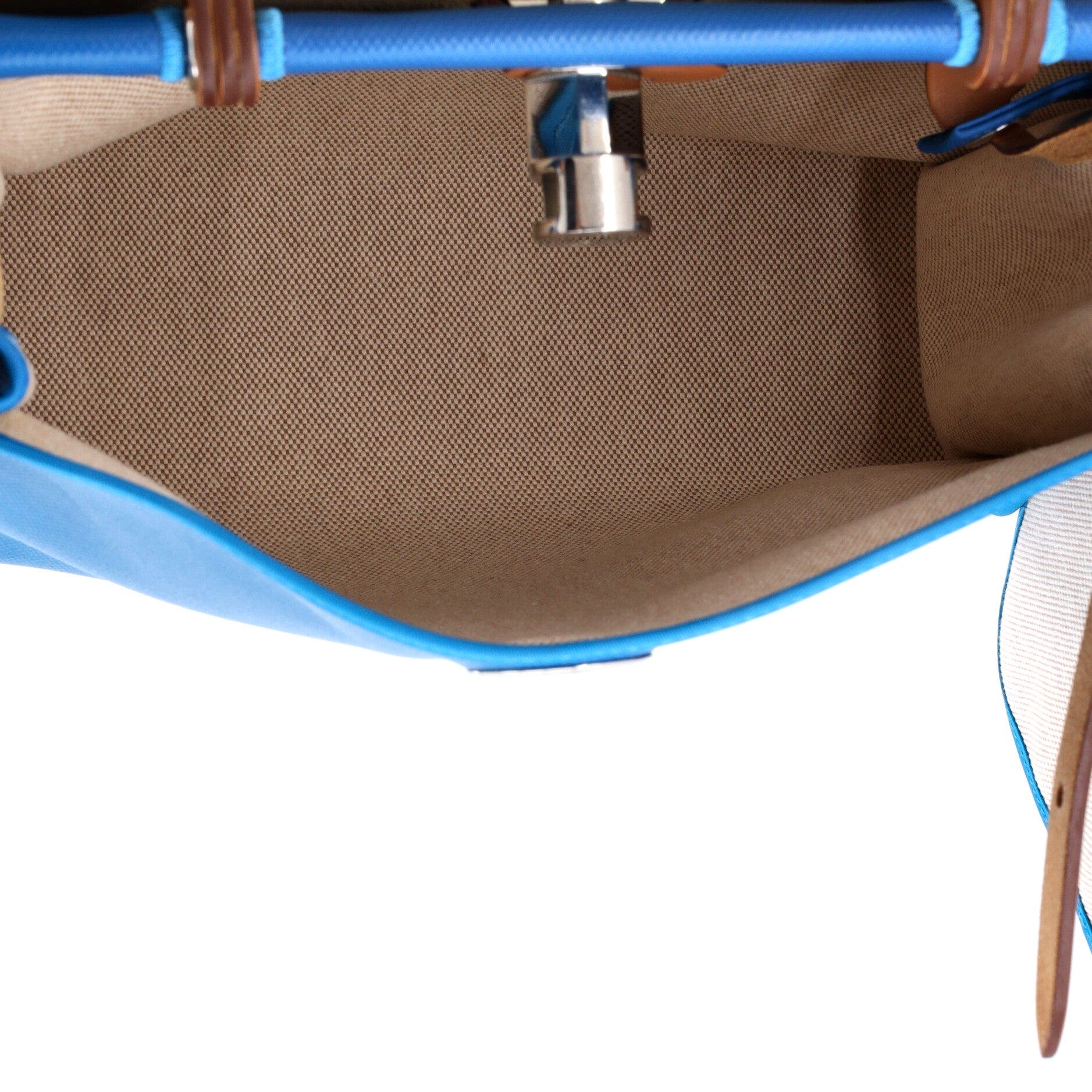 Herbag Zip Berline Vache Canvas and Leather 31, Alternate, color, Blue