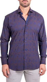Maceoo Einstein Ascension Contemporary Fit Button-Up Shirt