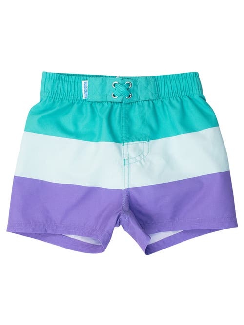 Ruggedbutts Toddler Boys Upf50+ Swim Trunks In Multi
