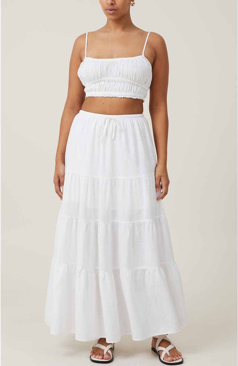 Cotton On Haven Tiered Maxi Skirt, Alternate, color,