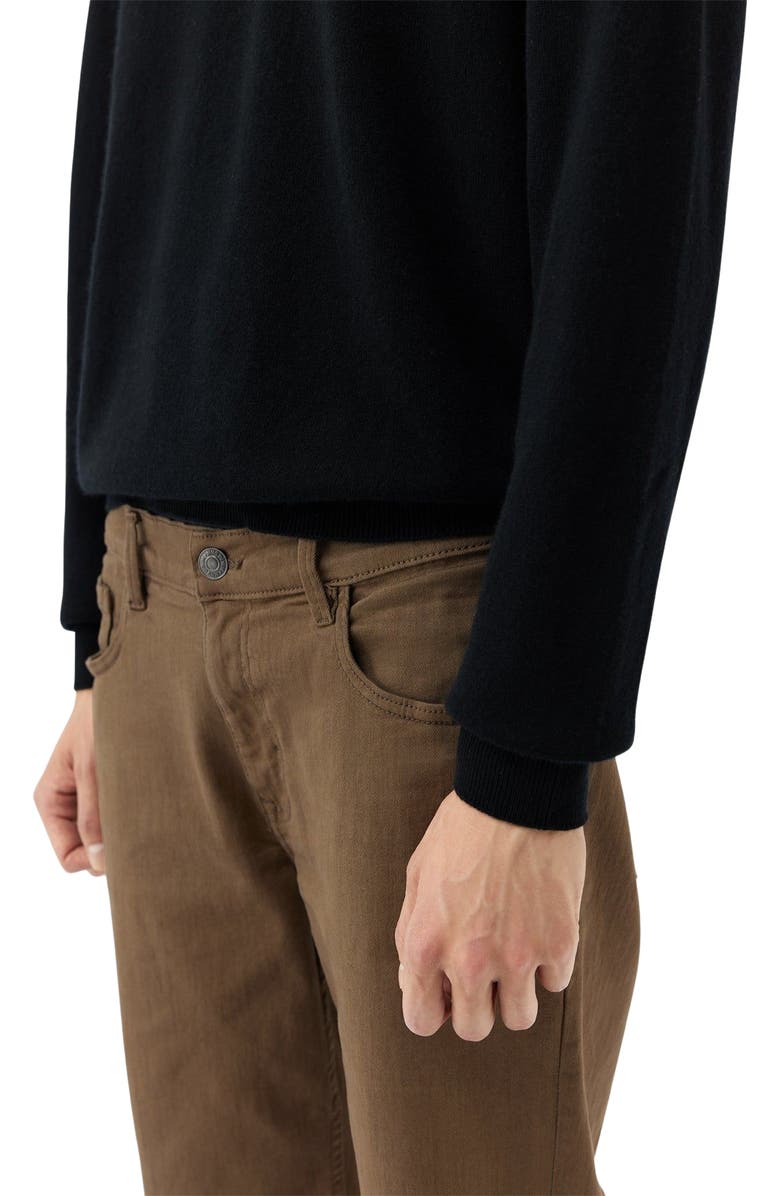 GOBI Mongolian Cashmere Essential Half-Zip Cashmere Sweater, Alternate, color, Black