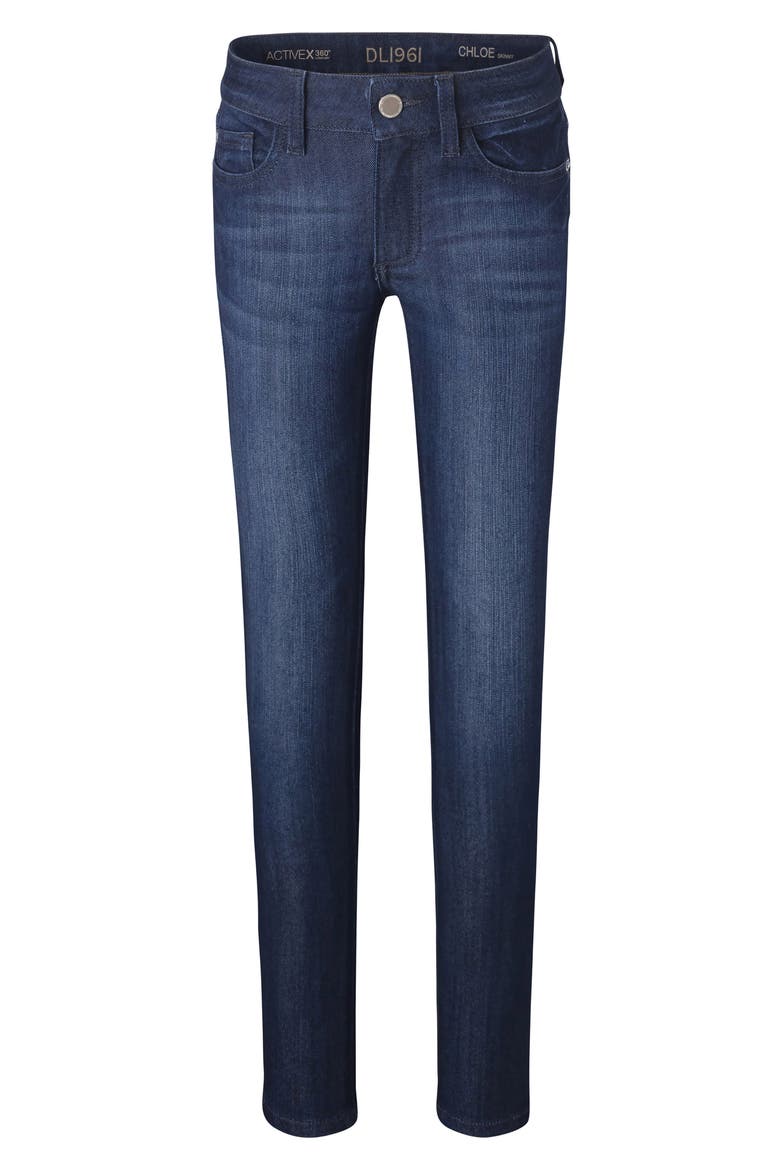 Kids' Chloe Skinny Jeans, Main, color, LIMA