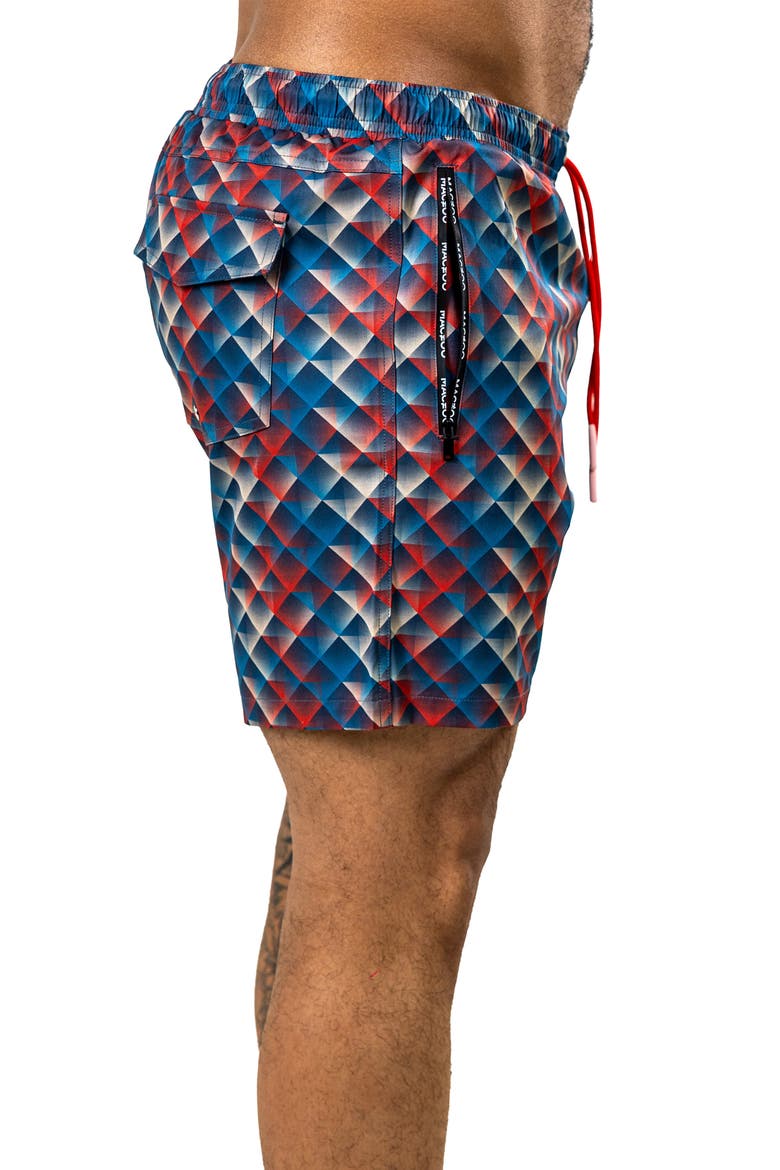 Marthyr Swim Trunks, Alternate, color, RED