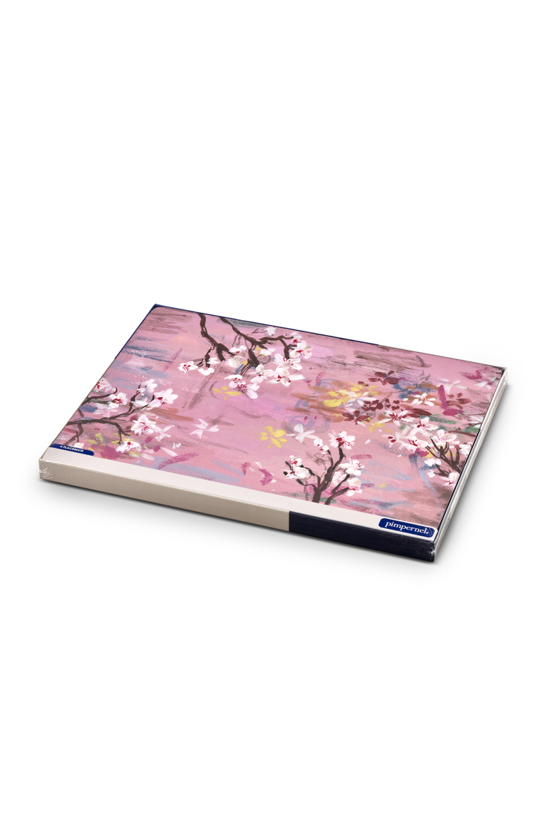 Emerging Set of 4 Cork Back Placemats, Alternate, color, Pink