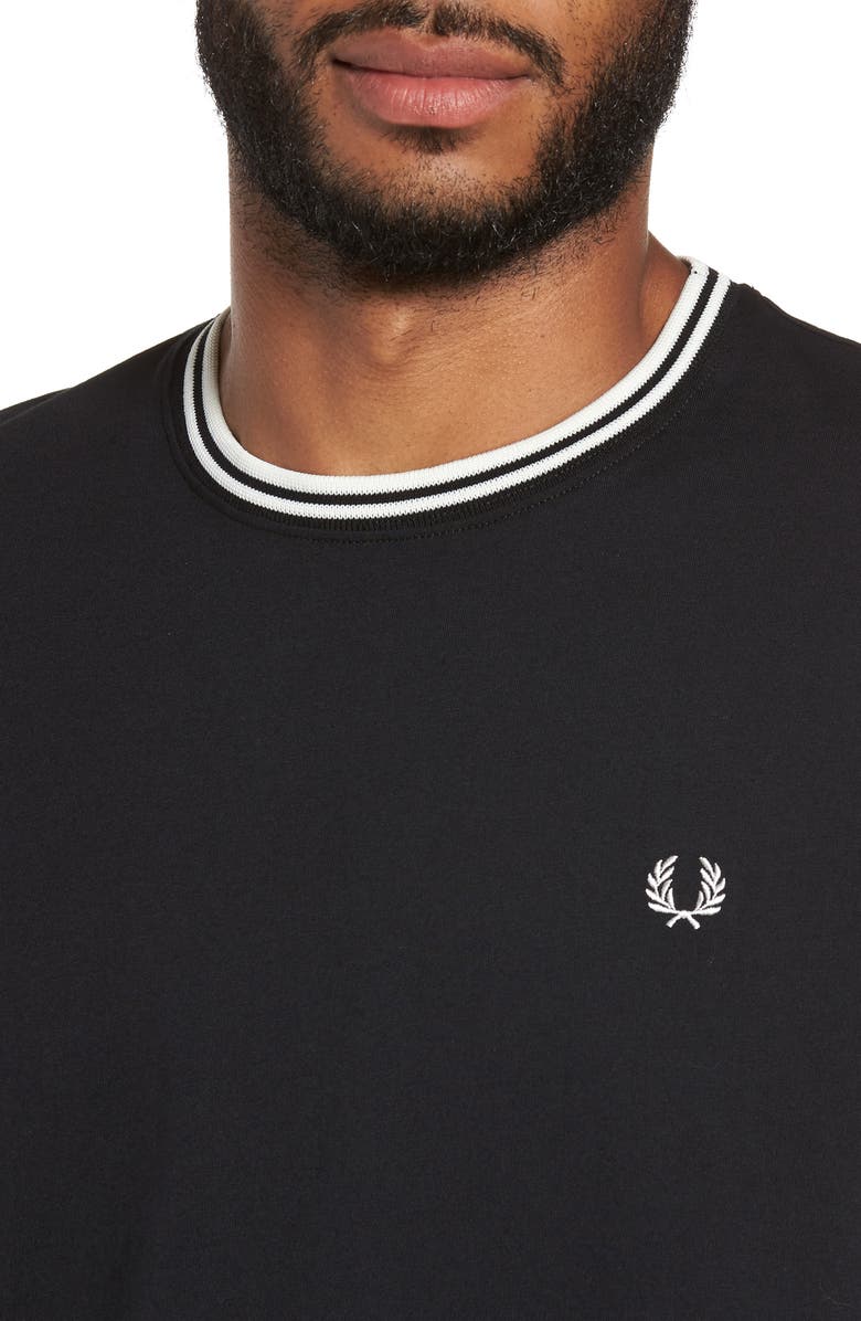 Fred Perry Contrast Trim T-Shirt, Alternate, color,