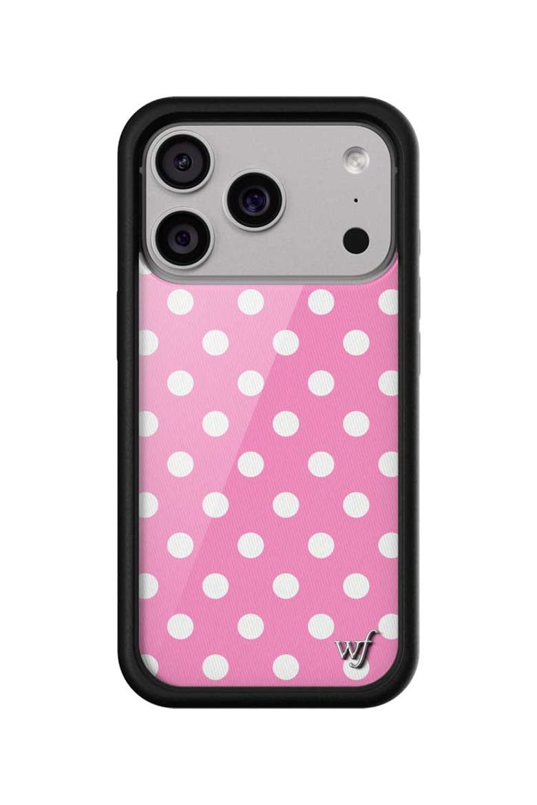 Polka Dot | Pink and White iPhone 17/17e/Air/17 Pro/17 Pro Max Case, Main, color, iPhone 17 Pro