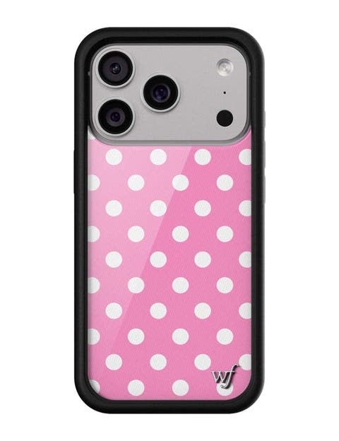 Polka Dot | Pink and White iPhone 17/17e/Air/17 Pro/17 Pro Max Case