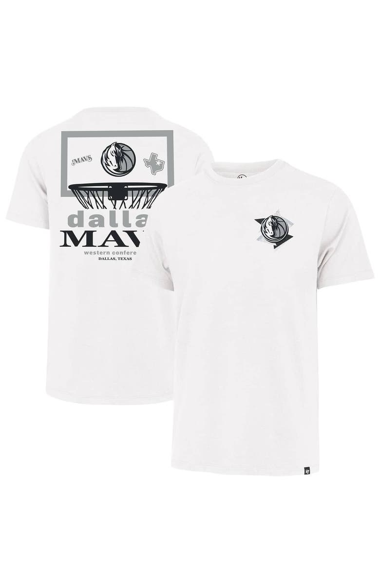 '47 Men's '47 White Dallas Mavericks City Edition Backboard Franklin T-Shirt, Alternate, color, White