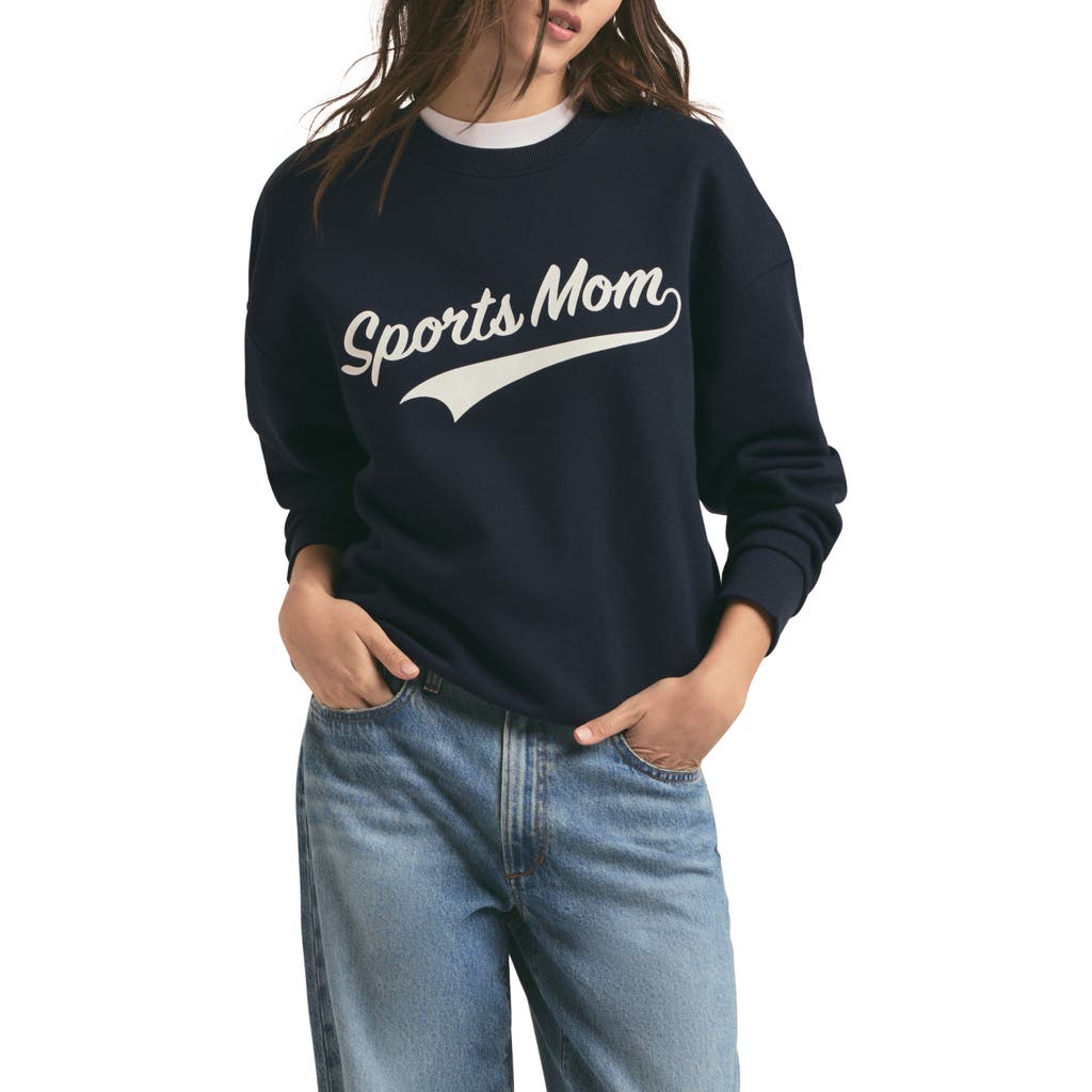 Favorite Daughter The Sports Mom Sweatshirt In Navy