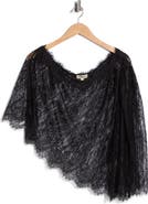 L'AGENCE Vianna One Shoulder Lace Top