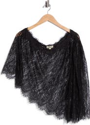 L'AGENCE Vianna One Shoulder Lace Top