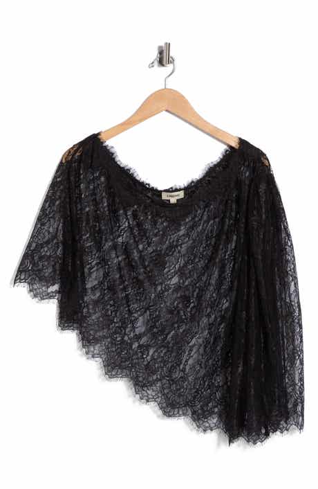 Vianna One Shoulder Lace Top