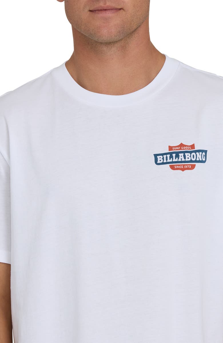Billabong Walled Premium Graphic T-Shirt, Alternate, color, White