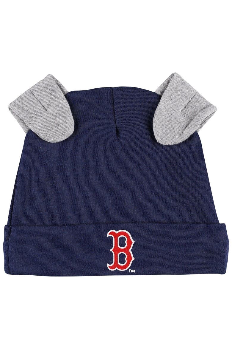 Newborn & Infant Navy/White Boston Red Sox Dream Team Bodysuit Hat & Footed Pants Set, Alternate, color, Navy