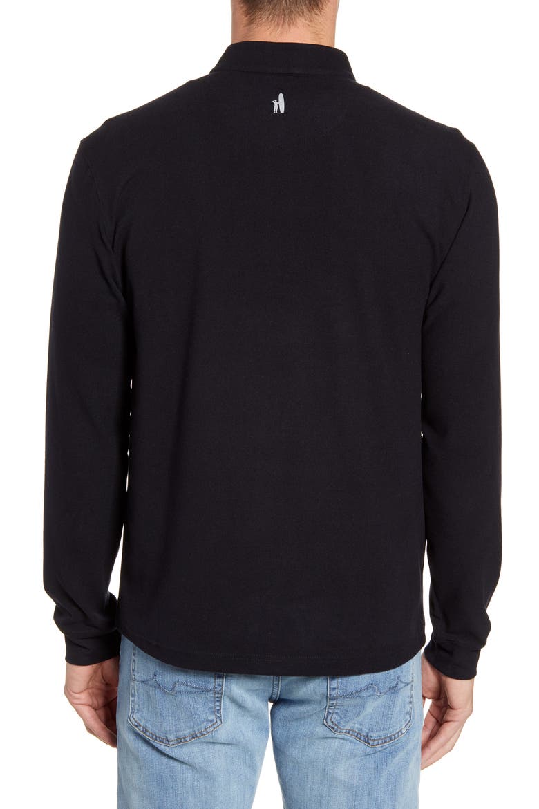 Brady Half Zip Pullover, Alternate, color, BLACK