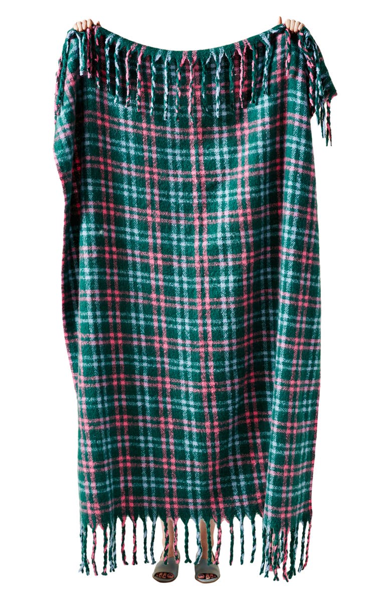 Anthropologie Home Plaid Throw Blanket, Alternate, color, 