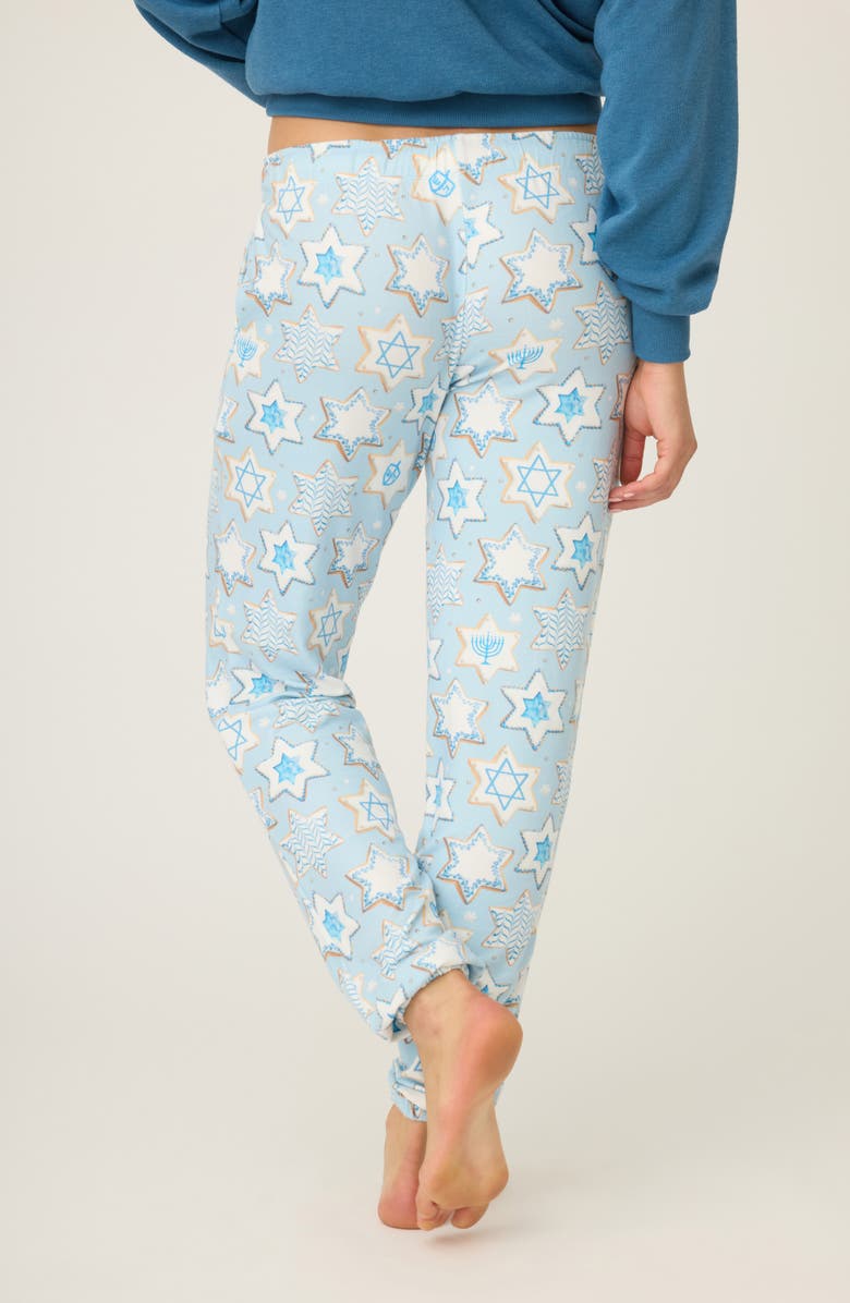 PJ Salvage You Had me at Shalom Pajama Pants, Alternate, color, Light Sky