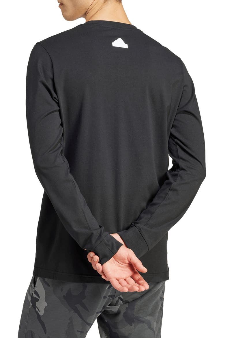 Sportswear City Long Sleeve Cotton Escape Town Graphic T-Shirt, Alternate, color, BLACK