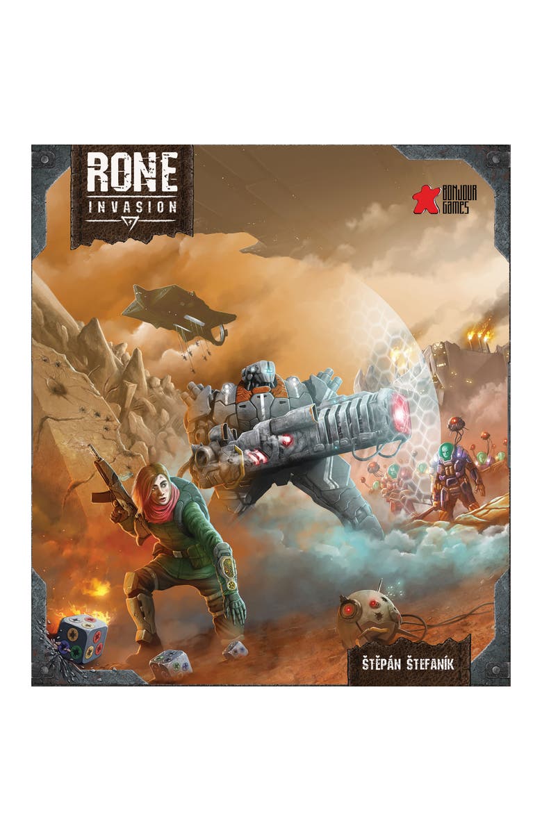 Bonjour Games Rone, Invasion Deck Building & Dice Crafting Board Game, Alternate, color, 