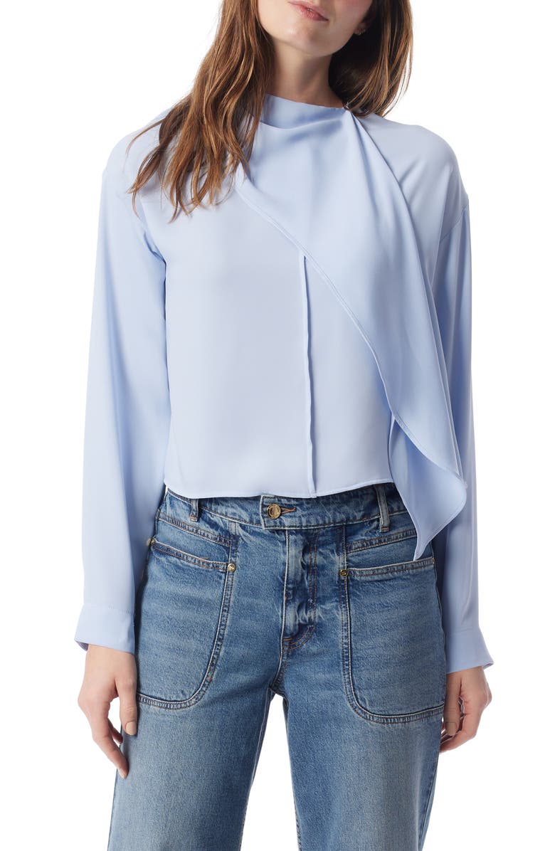 DO by Dee Ocleppo Soraya Scarf Neck Top, Main, color, Brunnera Blue