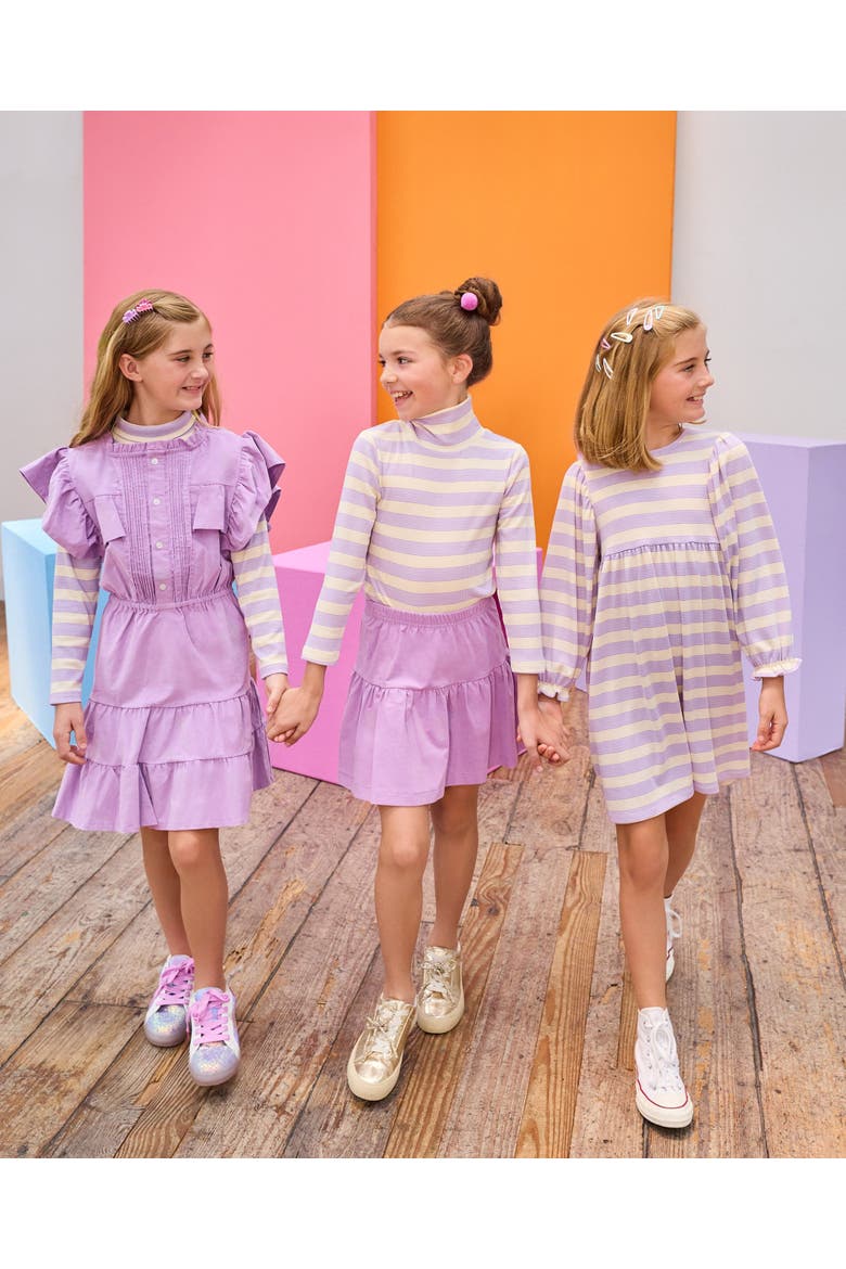 Kids' Corduroy Rodeo Dress, Alternate, color, Lavender Corduroy