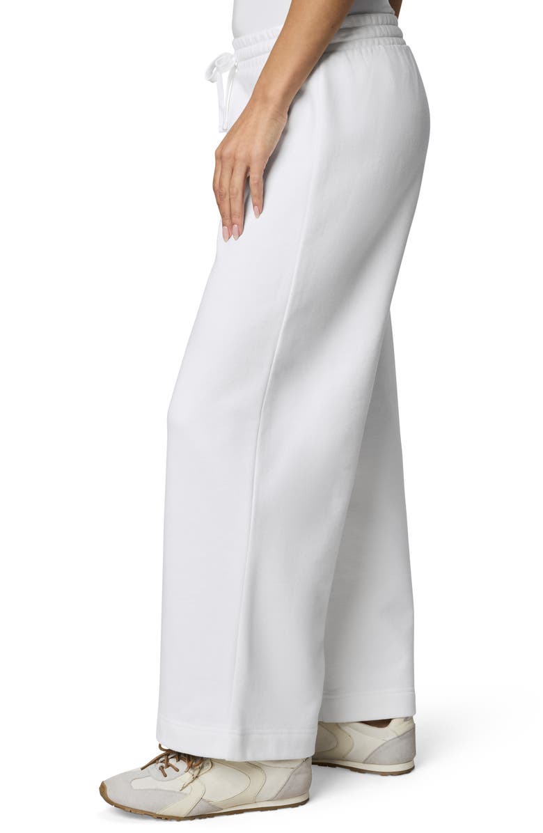 Splendid Matilda Wide Leg Terry Pants, Alternate, color, White